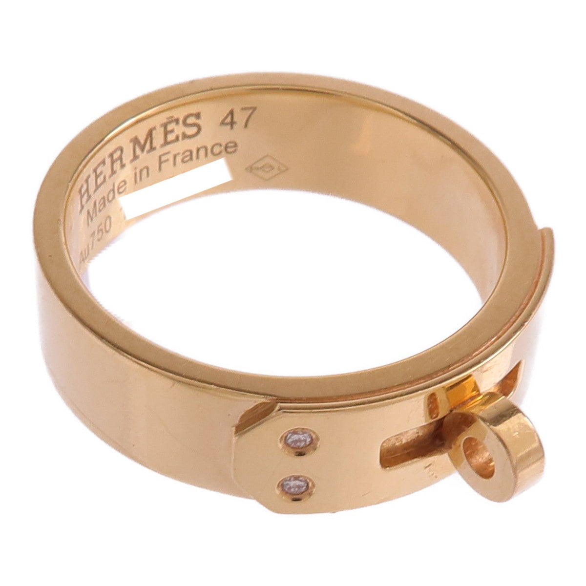 Hermès Kelly Ring · Rose Gold · Diamond