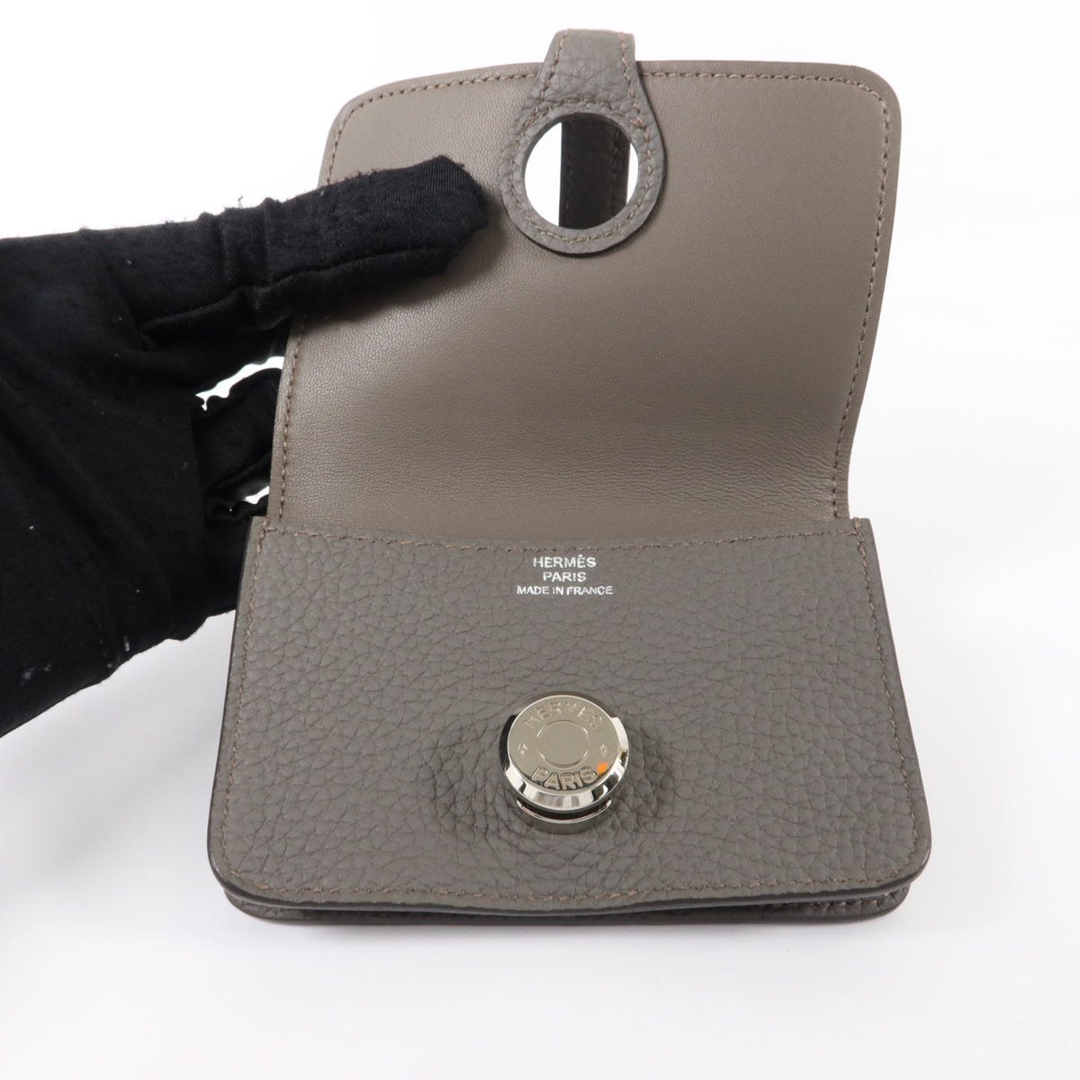 Hermès Dogon · Togo Leather · Etain