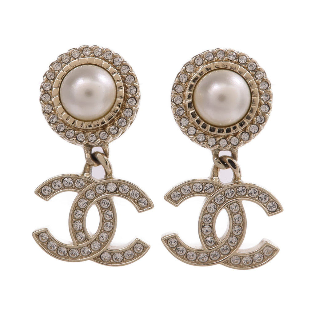 CHANEL CC Earrings · Metal