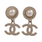 CHANEL CC Earrings · Metal