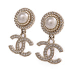 CHANEL CC Earrings · Metal