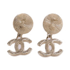 CHANEL CC Earrings · Metal