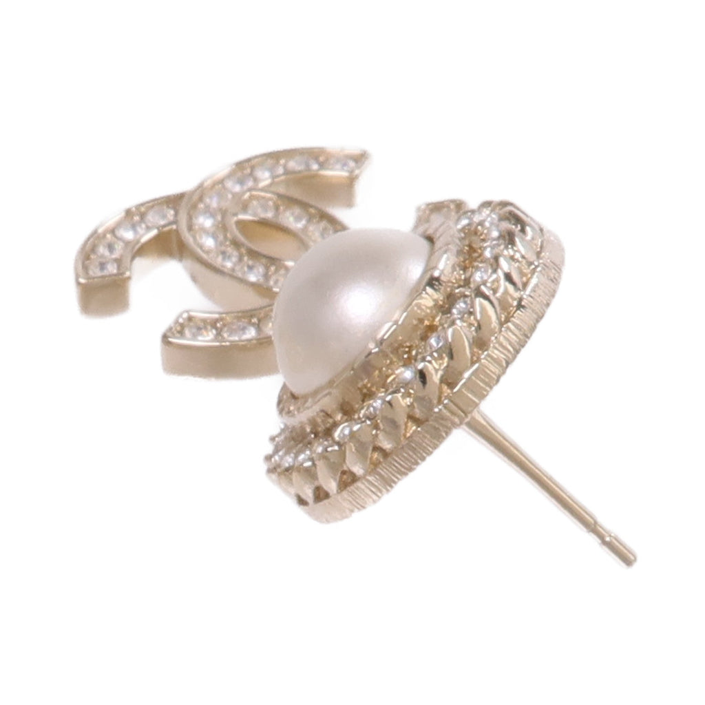CHANEL CC Earrings · Metal