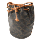 Celine Triomphe Bucket · Coated Canvas
