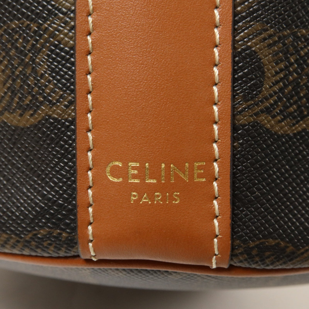 Celine Triomphe Bucket · Coated Canvas