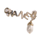 CHANEL CC · Pearl Earrings
