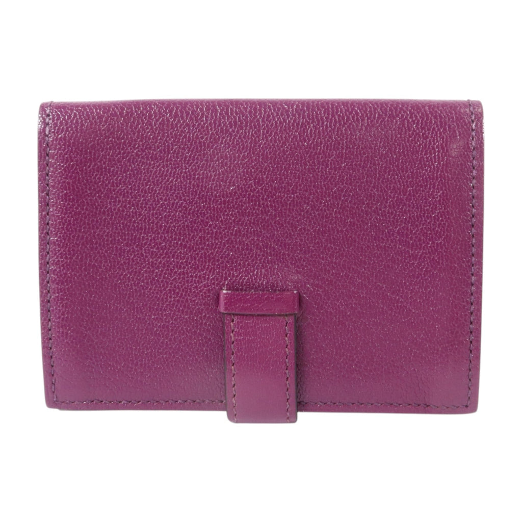 Hermès Bearn Card Case · Chèvre · Anemone