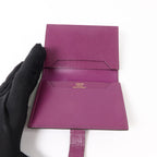 Hermès Bearn Card Case · Chèvre · Anemone
