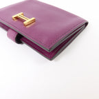 Hermès Bearn Card Case · Chèvre · Anemone