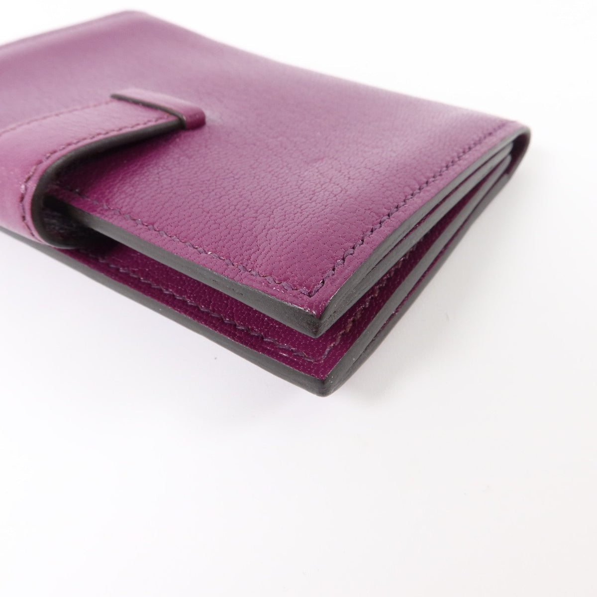 Hermès Bearn Card Case · Chèvre · Anemone