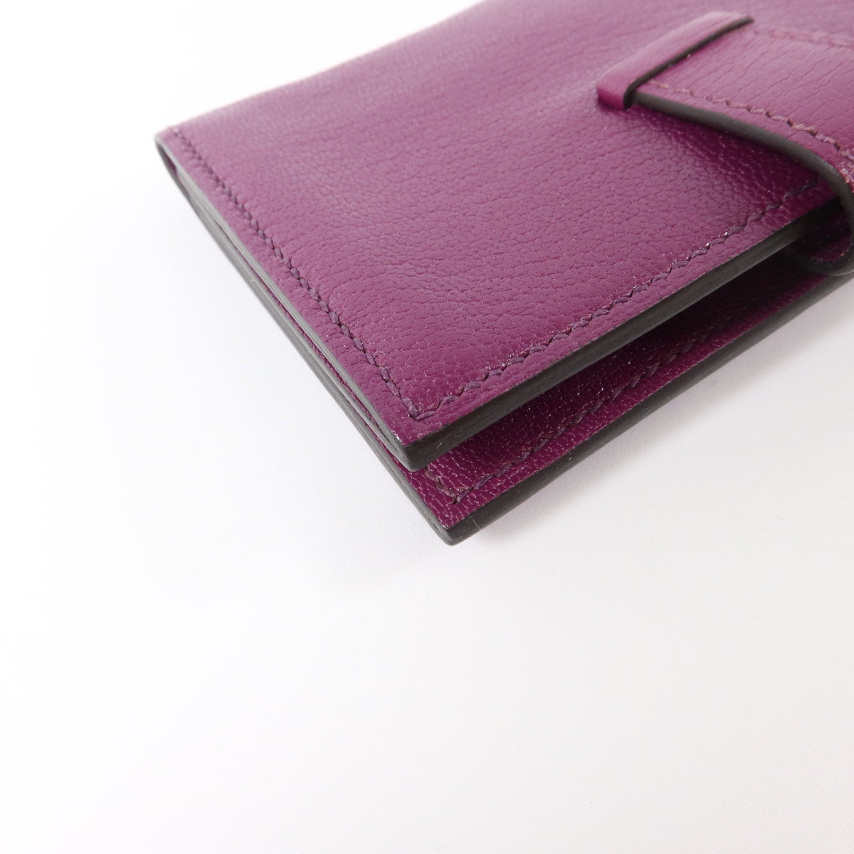 Hermès Bearn Card Case · Chèvre · Anemone