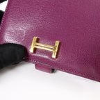 Hermès Bearn Card Case · Chèvre · Anemone