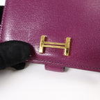 Hermès Bearn Card Case · Chèvre · Anemone