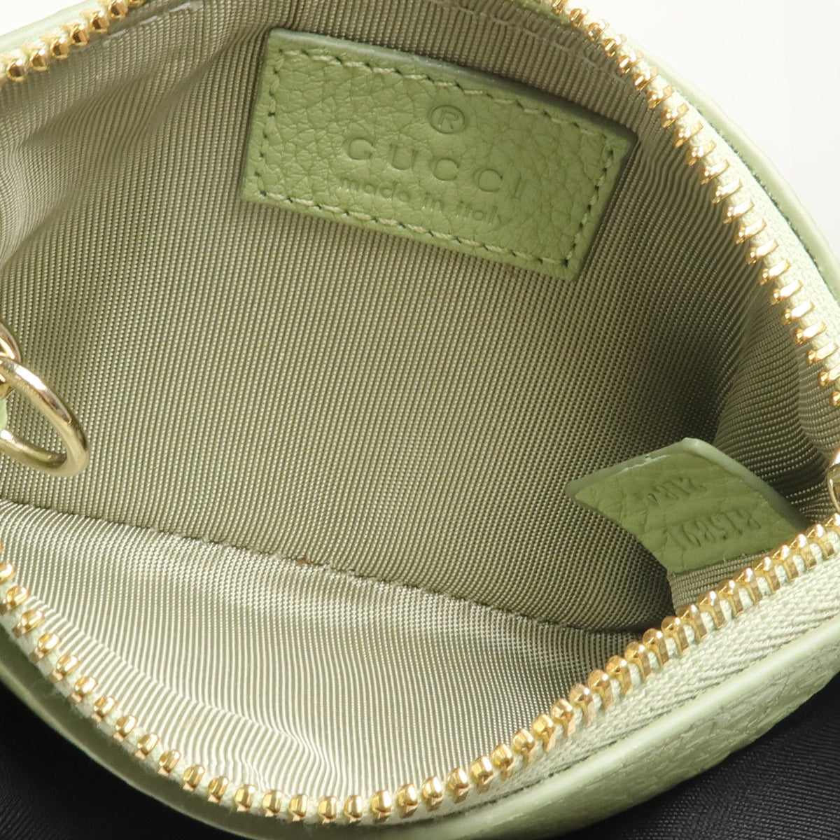 Gucci GG Emblem Calfskin Key & Coin Case