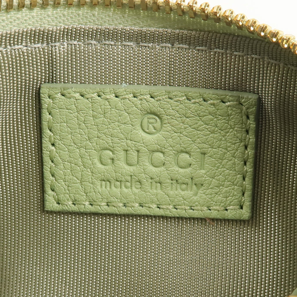 Gucci GG Emblem Calfskin Key & Coin Case