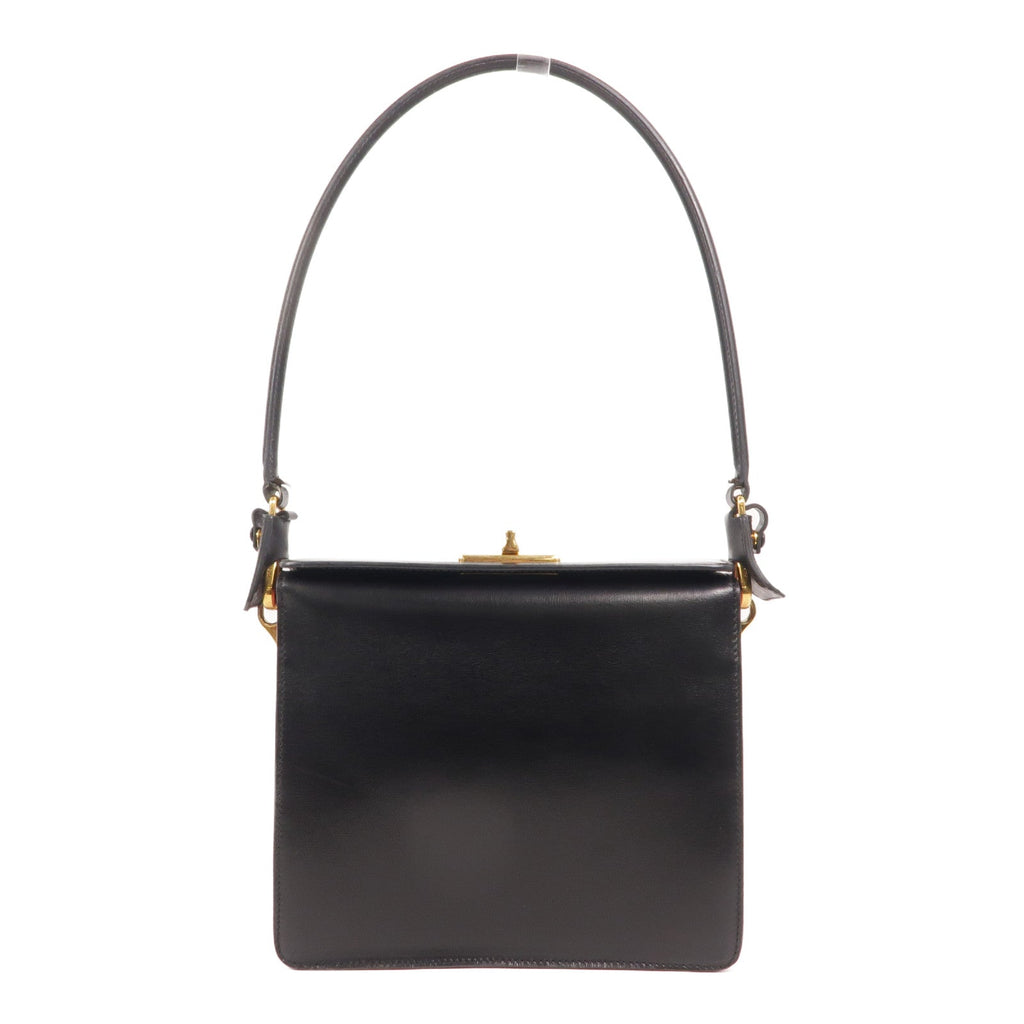 Prada · Two-Tone Calfskin Shoulder Bag