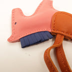 Hermès Rodeo PM Charm · Rose Azalée