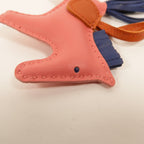 Hermès Rodeo PM Charm · Rose Azalée