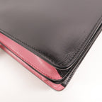 Prada · Two-Tone Calfskin Shoulder Bag