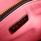 Prada · Two-Tone Calfskin Shoulder Bag