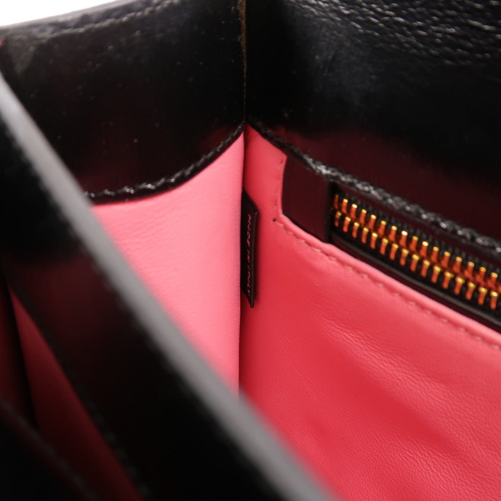 Prada · Two-Tone Calfskin Shoulder Bag