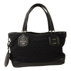 Gucci GG · Nylon & Calfskin Tote