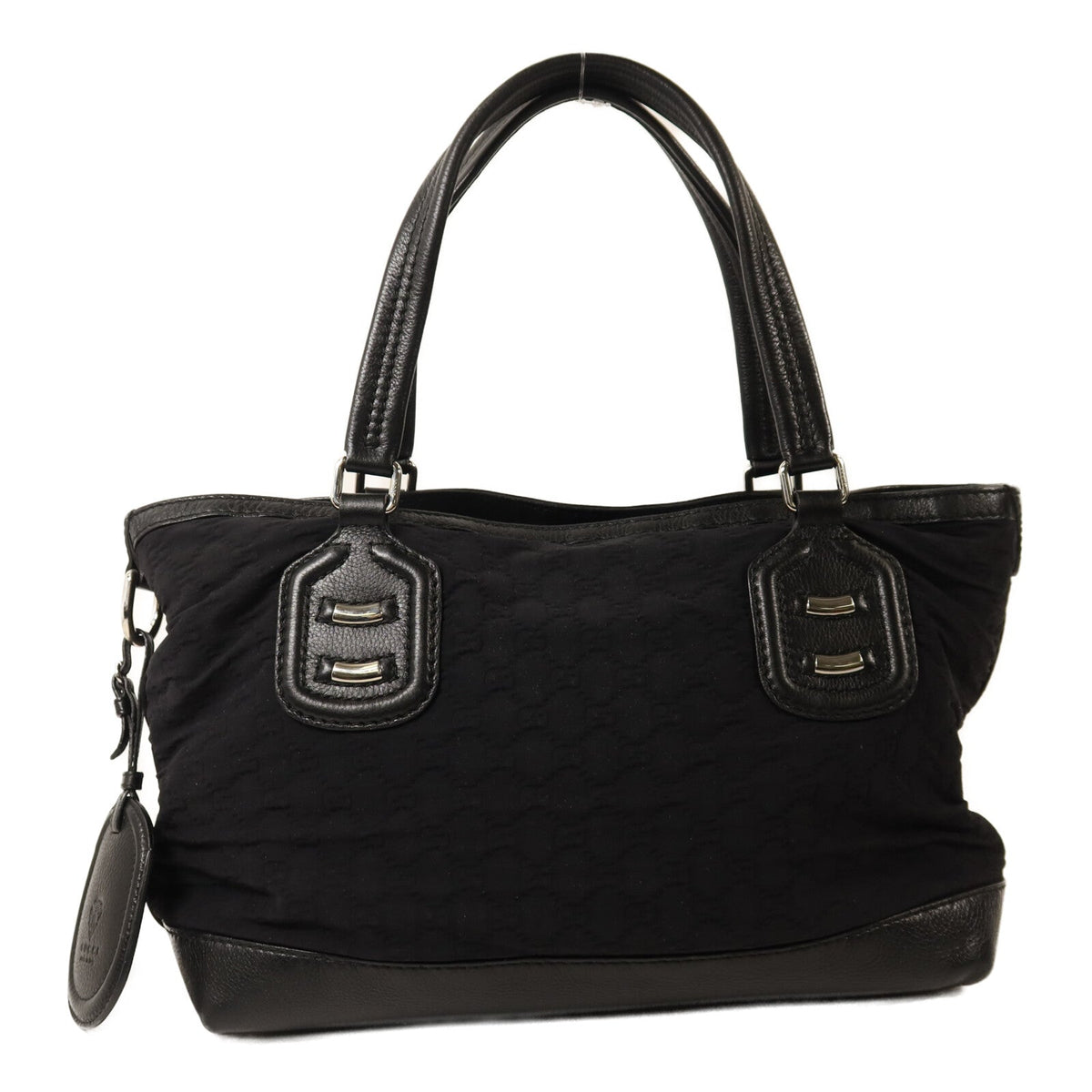 Gucci GG · Nylon & Calfskin Tote