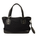 Gucci GG · Nylon & Calfskin Tote