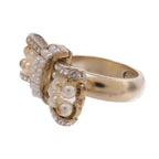 Chanel CC Ring · Two-Tone Metal