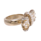 Chanel CC Ring · Two-Tone Metal
