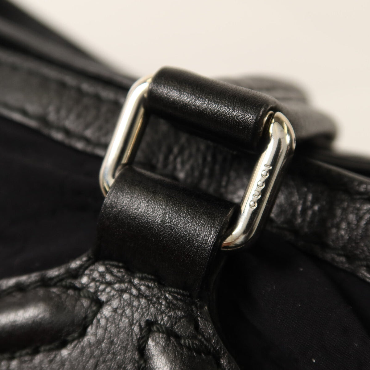 Gucci GG · Nylon & Calfskin Tote
