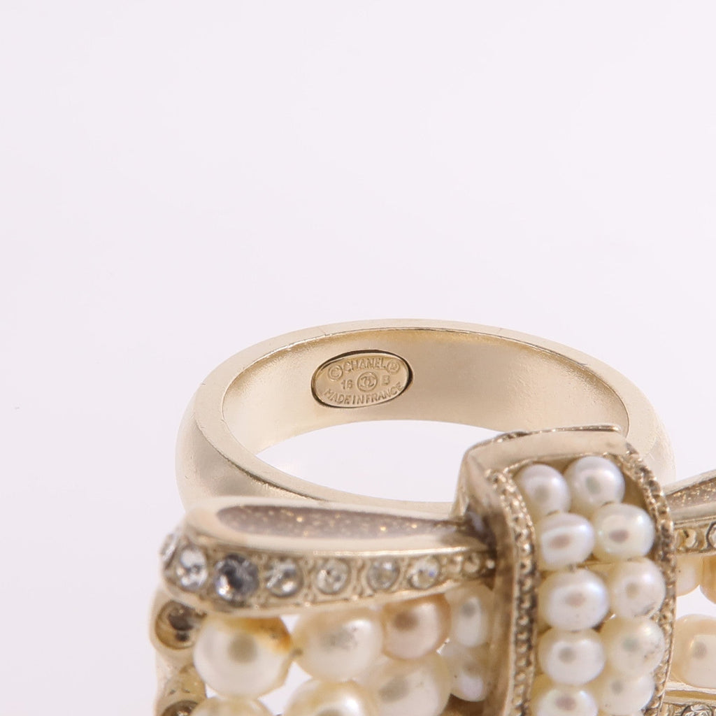 Chanel CC Ring · Two-Tone Metal