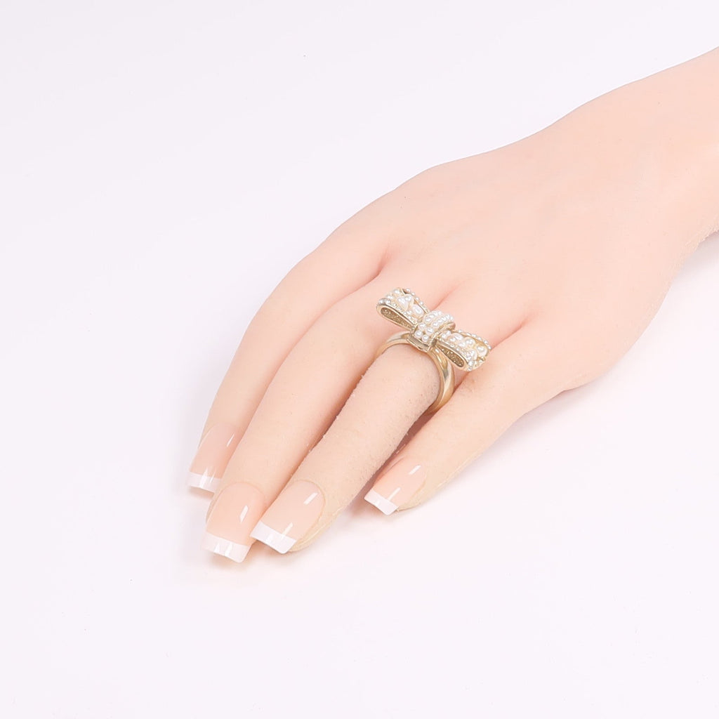 Chanel CC Ring · Two-Tone Metal