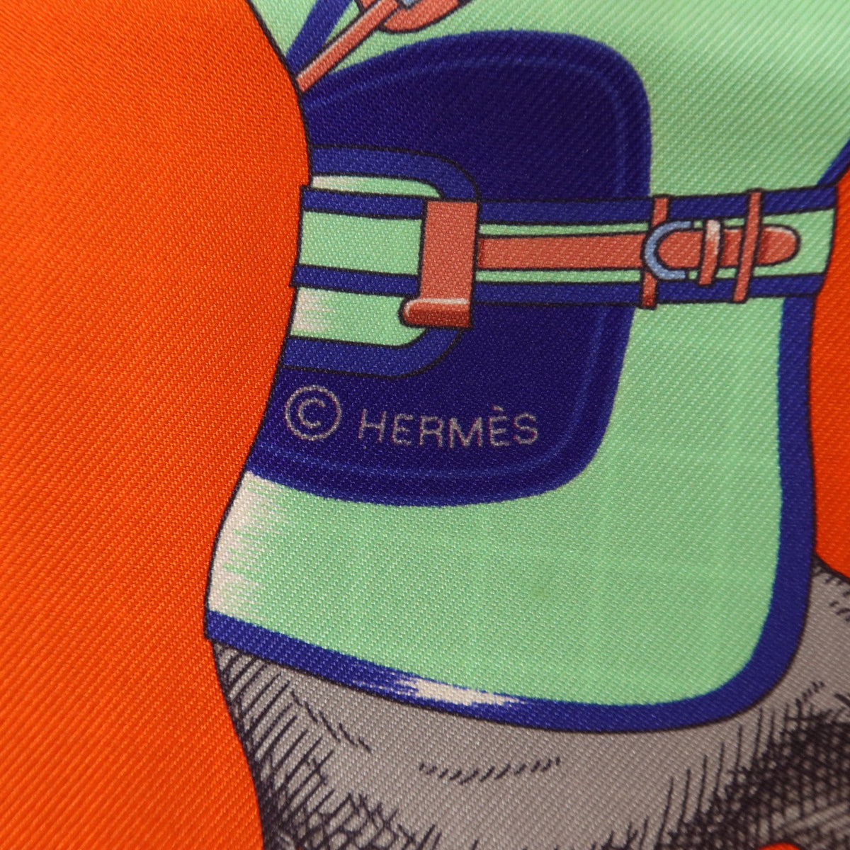 Hermès Maxi Twilly · Silk