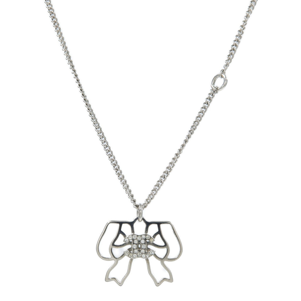Chanel · Crystal Bow Necklace