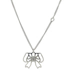 Chanel · Crystal Bow Necklace