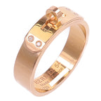 Hermès Kelly Ring · 18K Rose Gold · Diamond