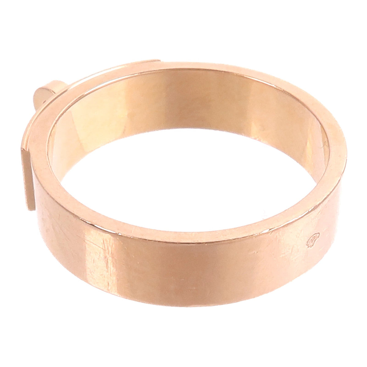 Hermès Kelly Ring · 18K Rose Gold · Diamond