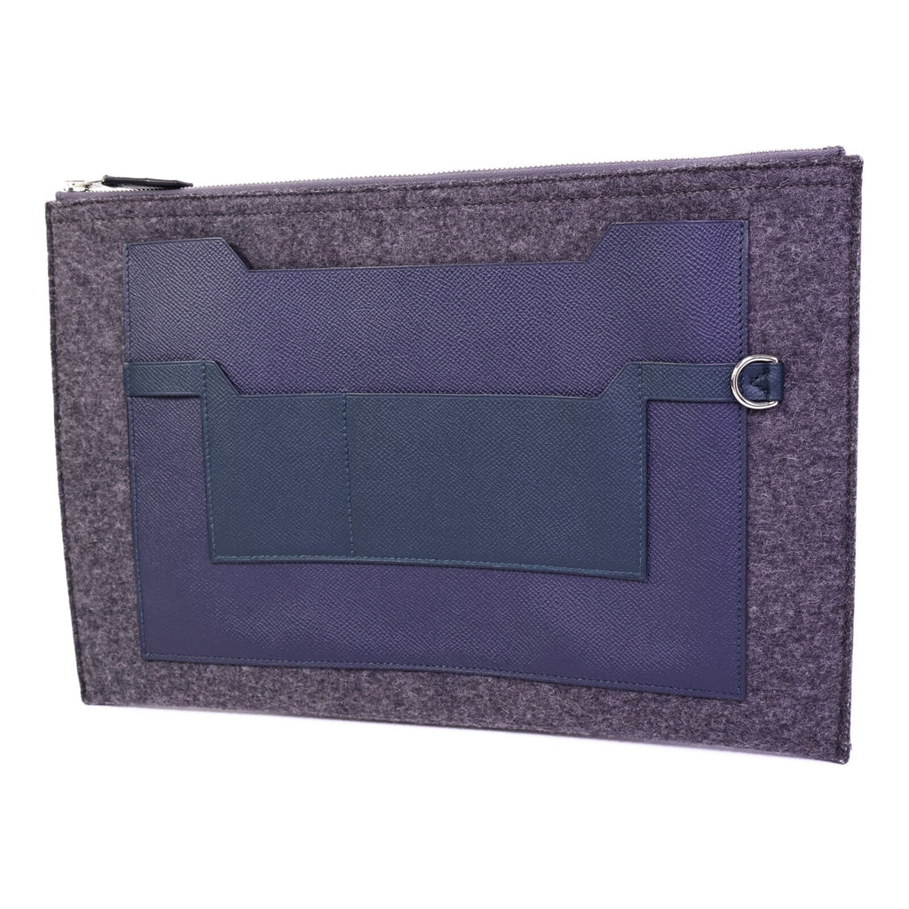 Hermès Toodoo · Epsom · Wool Clutch