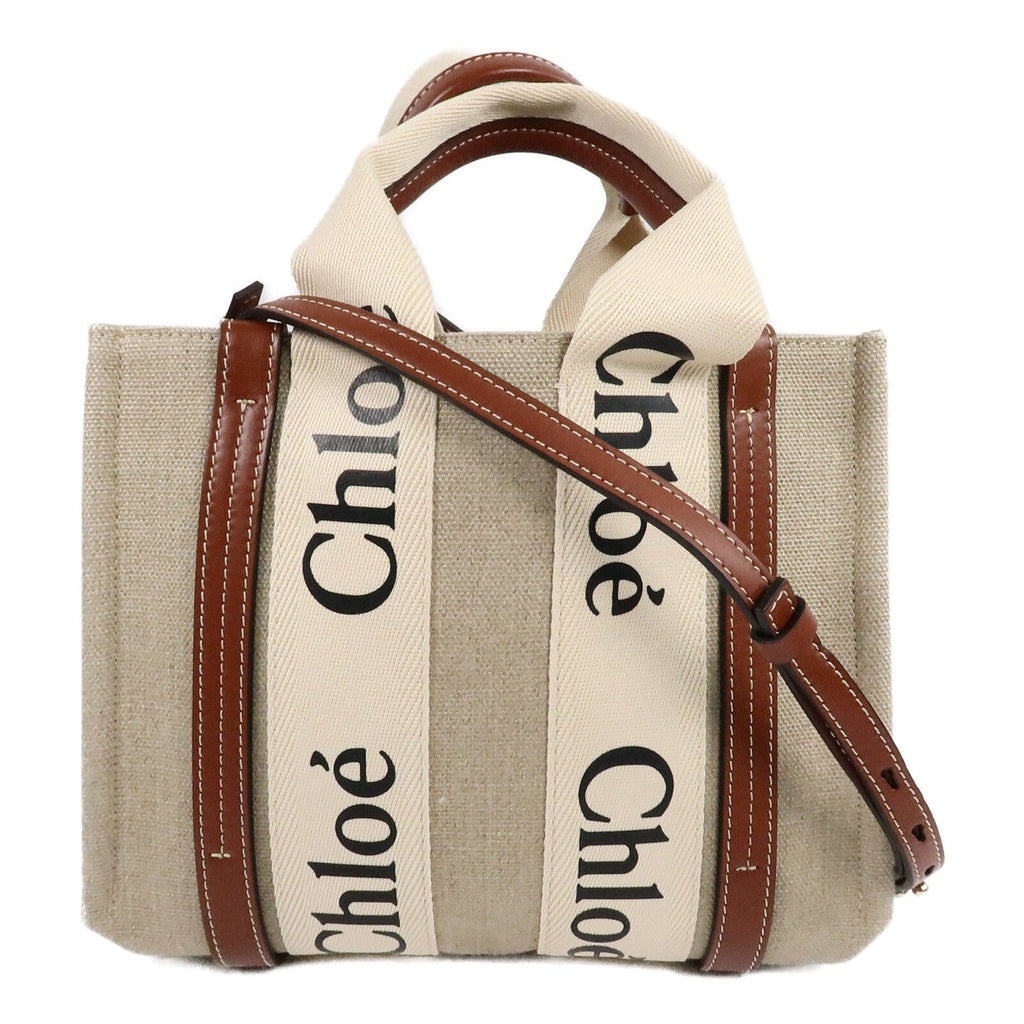 Chloé Woody · Canvas · Small Tote