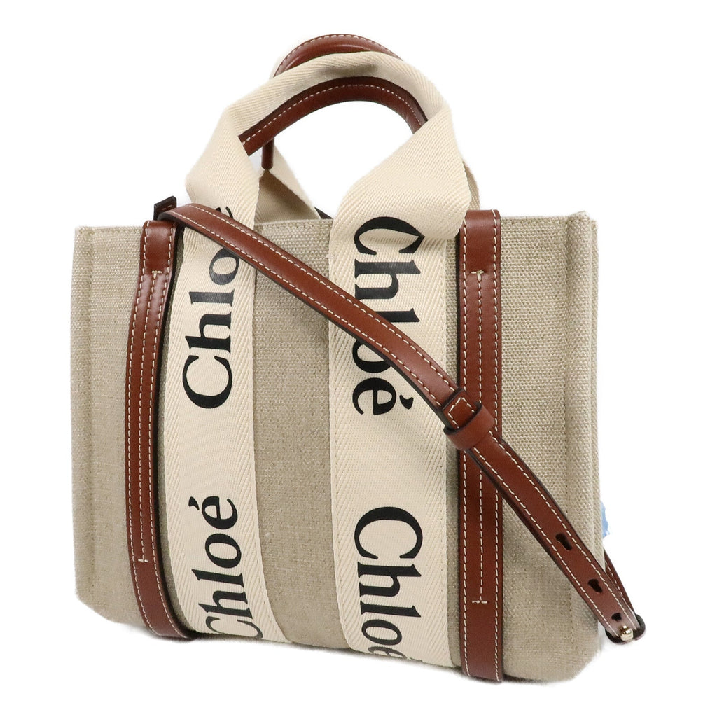 Chloé Woody · Canvas · Small Tote