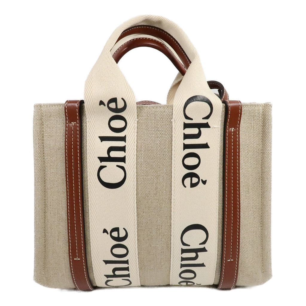 Chloé Woody · Canvas · Small Tote