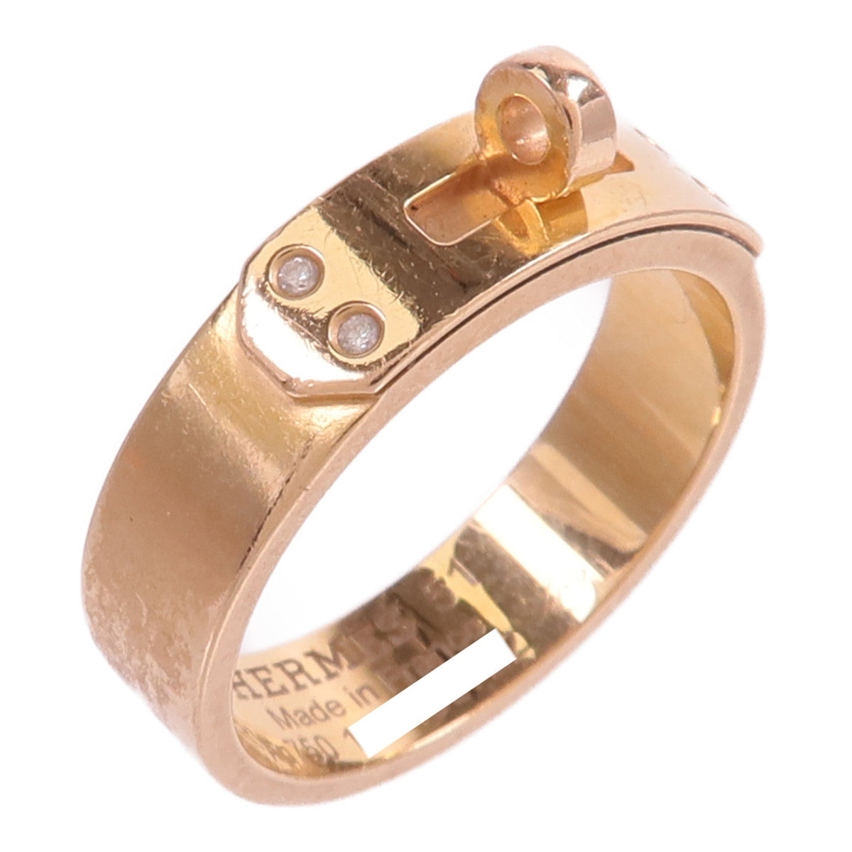 Hermès Kelly Ring · Rose Gold · Diamond