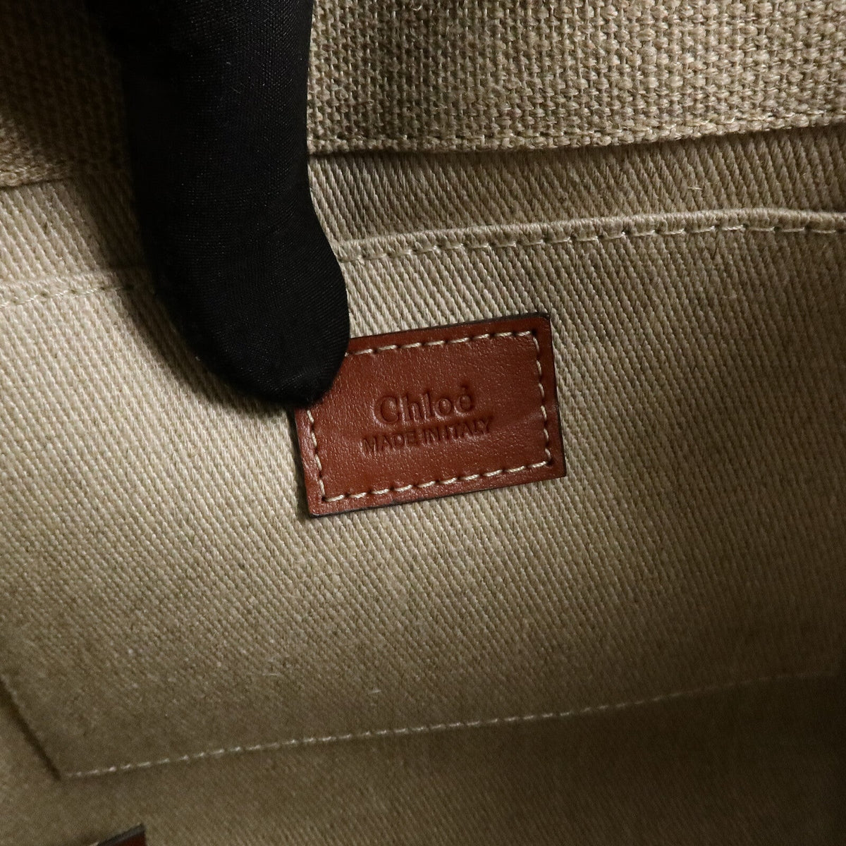 Chloé Woody · Canvas · Small Tote