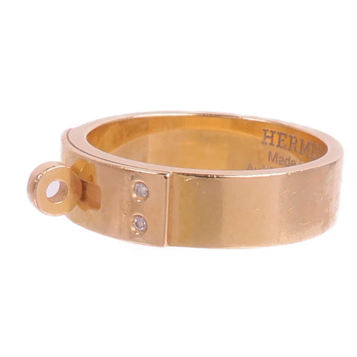 Hermès Kelly Ring · Rose Gold · Diamond
