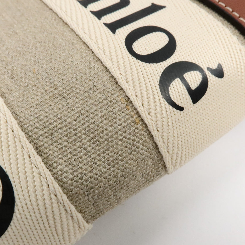 Chloé Woody · Canvas · Small Tote