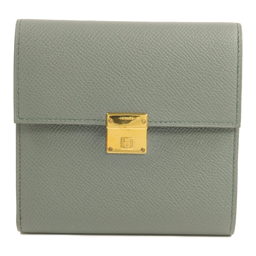 Hermès Clic 12 · Epsom · Vert Amande