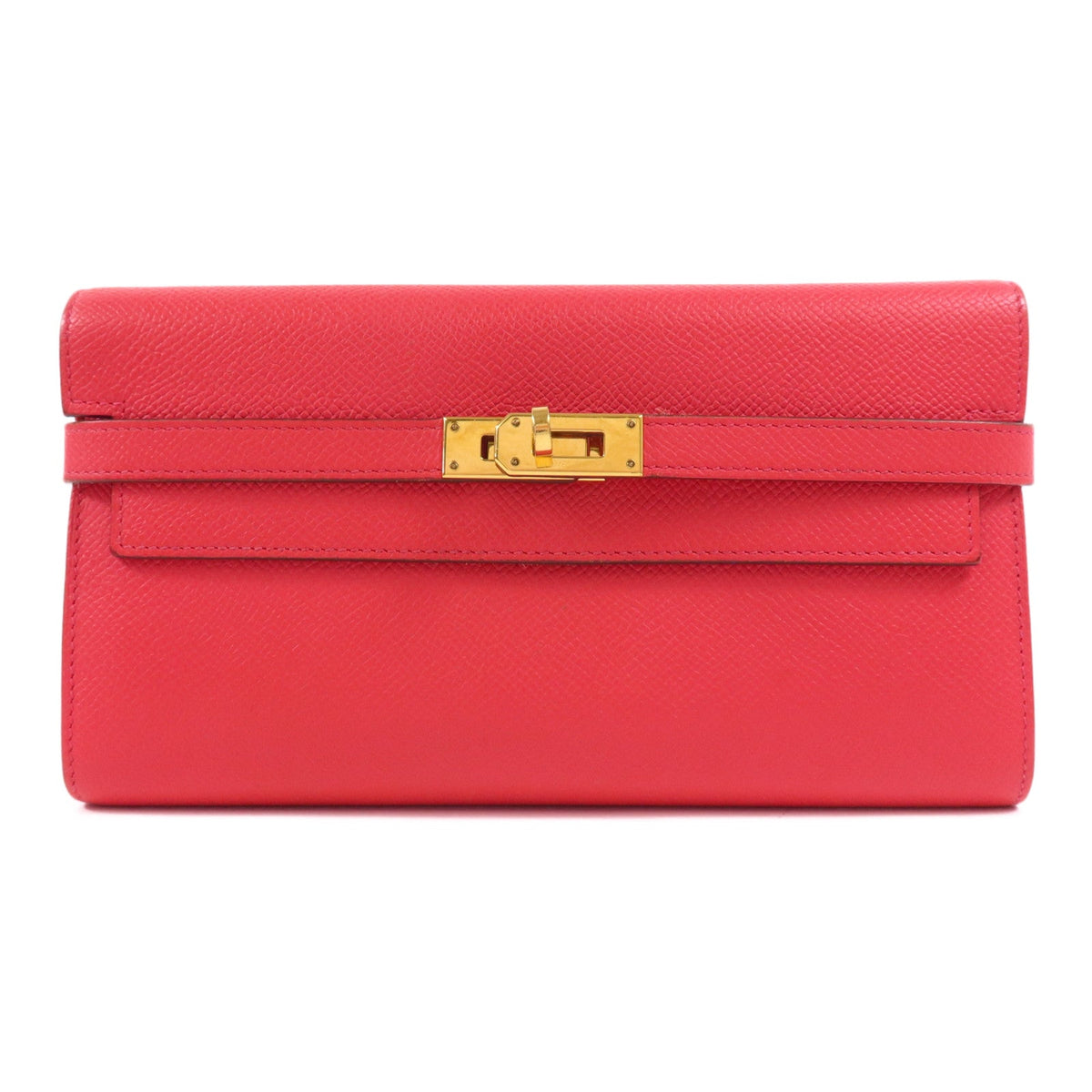 Hermès Kelly Long Wallet · Epsom · Rose