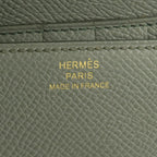 Hermès Clic 12 · Epsom · Vert Amande