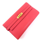 Hermès Kelly Long Wallet · Epsom · Rose